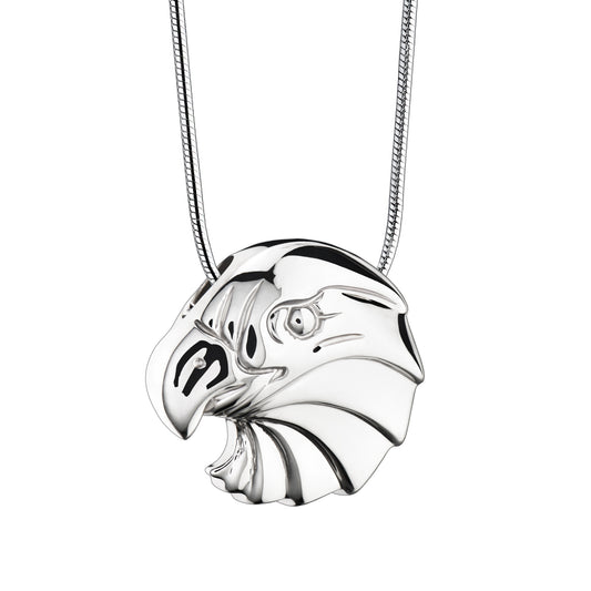 Pendant: Eagle - Rhodium Plated - PD1150*