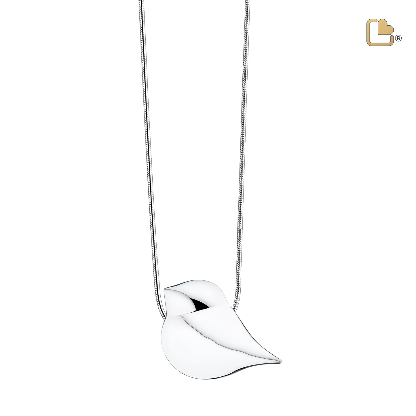 Pendant: SoulBird - Rhodium Plated - PD1280