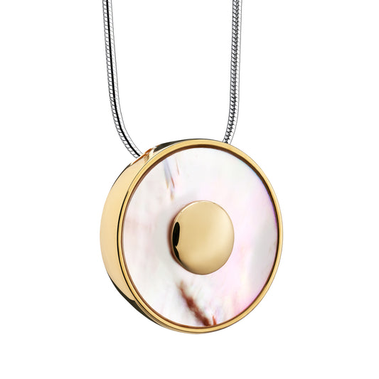 Pendant: Mother of Pearl - Gold Vermeil - PD1290*