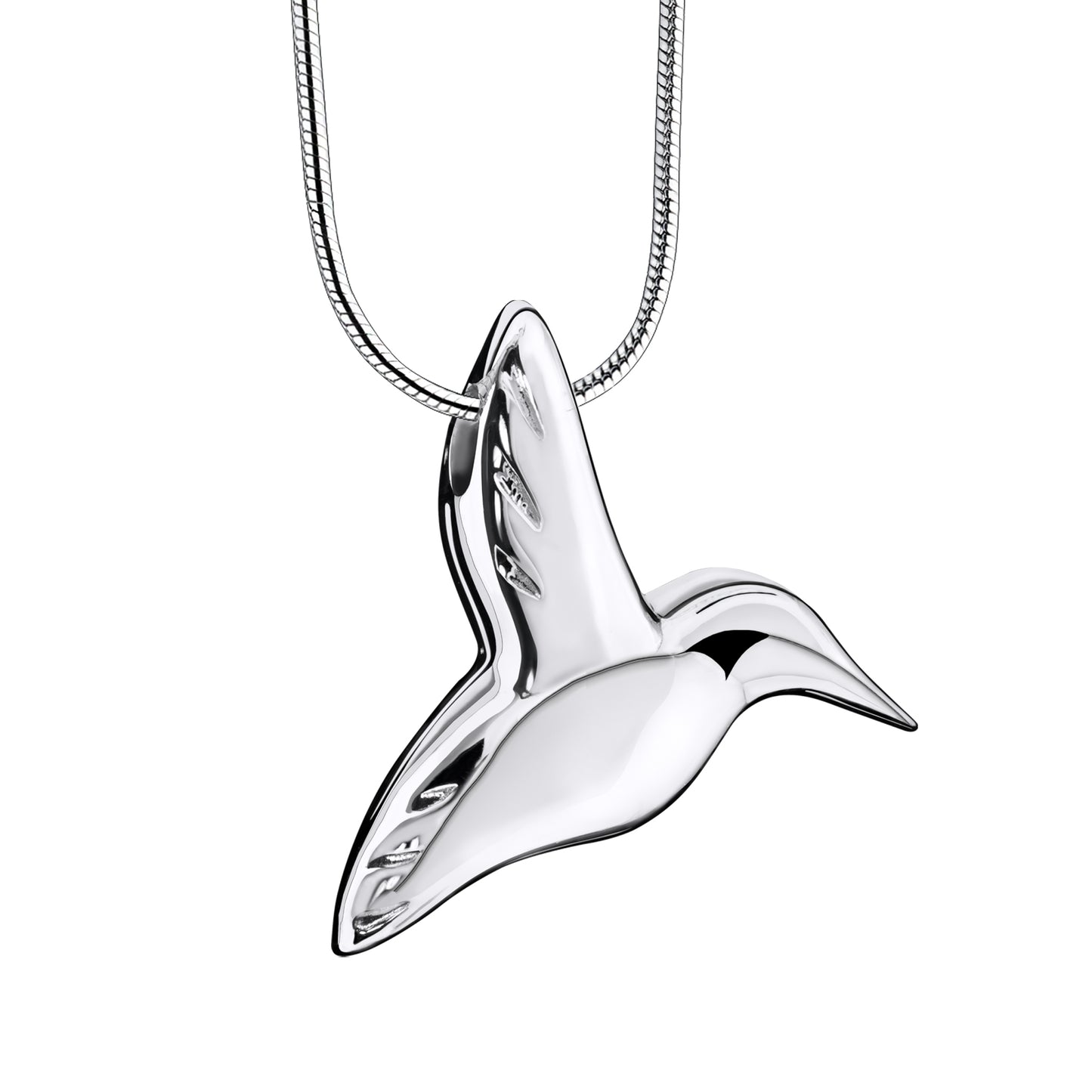 Pendant: Hummingbird - Rhodium Plated - PD1350