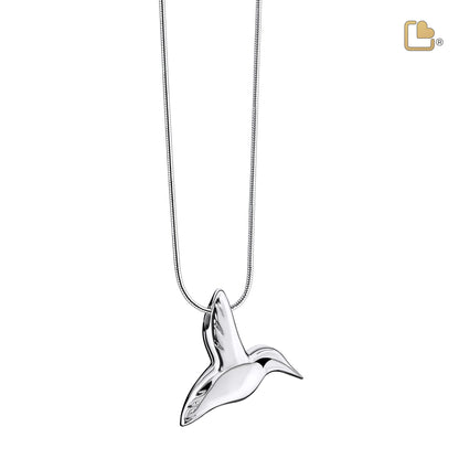 Pendant: Hummingbird - Rhodium Plated - PD1350