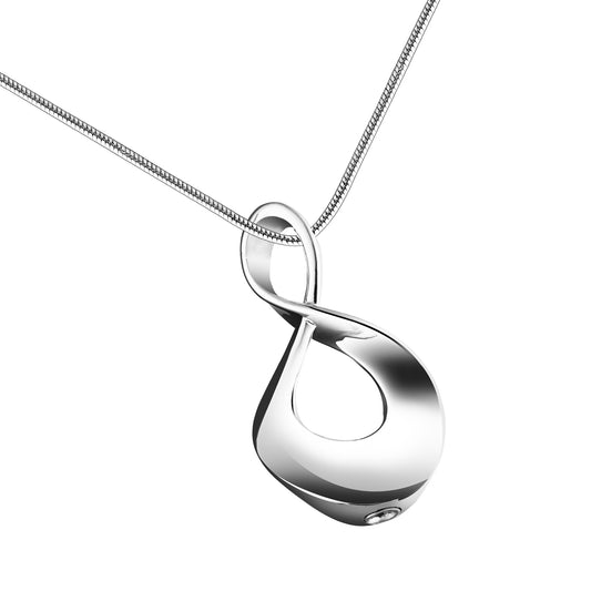 Pendant: Infinity - Rhodium Plated - PD1501