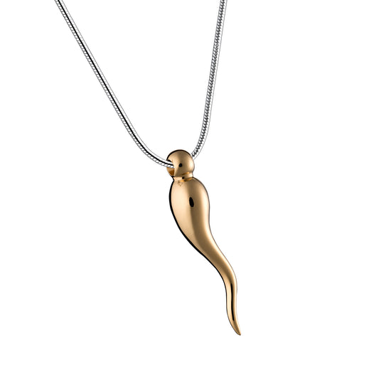 Pendant: Italian Horn - Gold Vermeil - PD1521