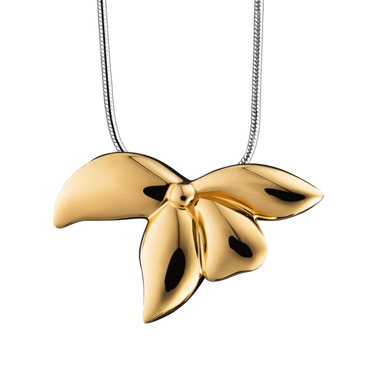 Pendant: Orchid - Gold Vermeil - PD1540*