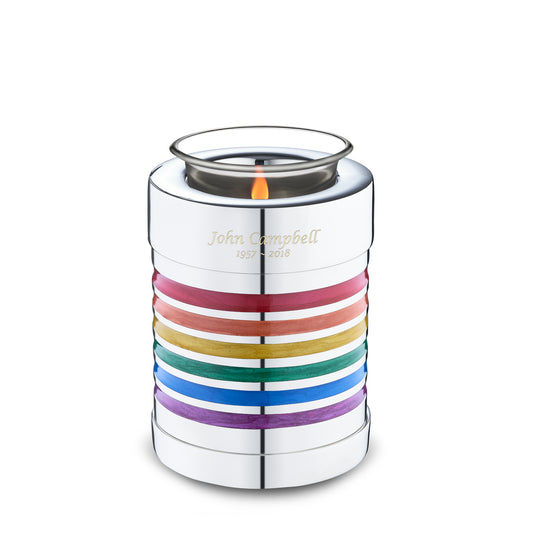 Pride Rainbow (Tealight Urn) - T222