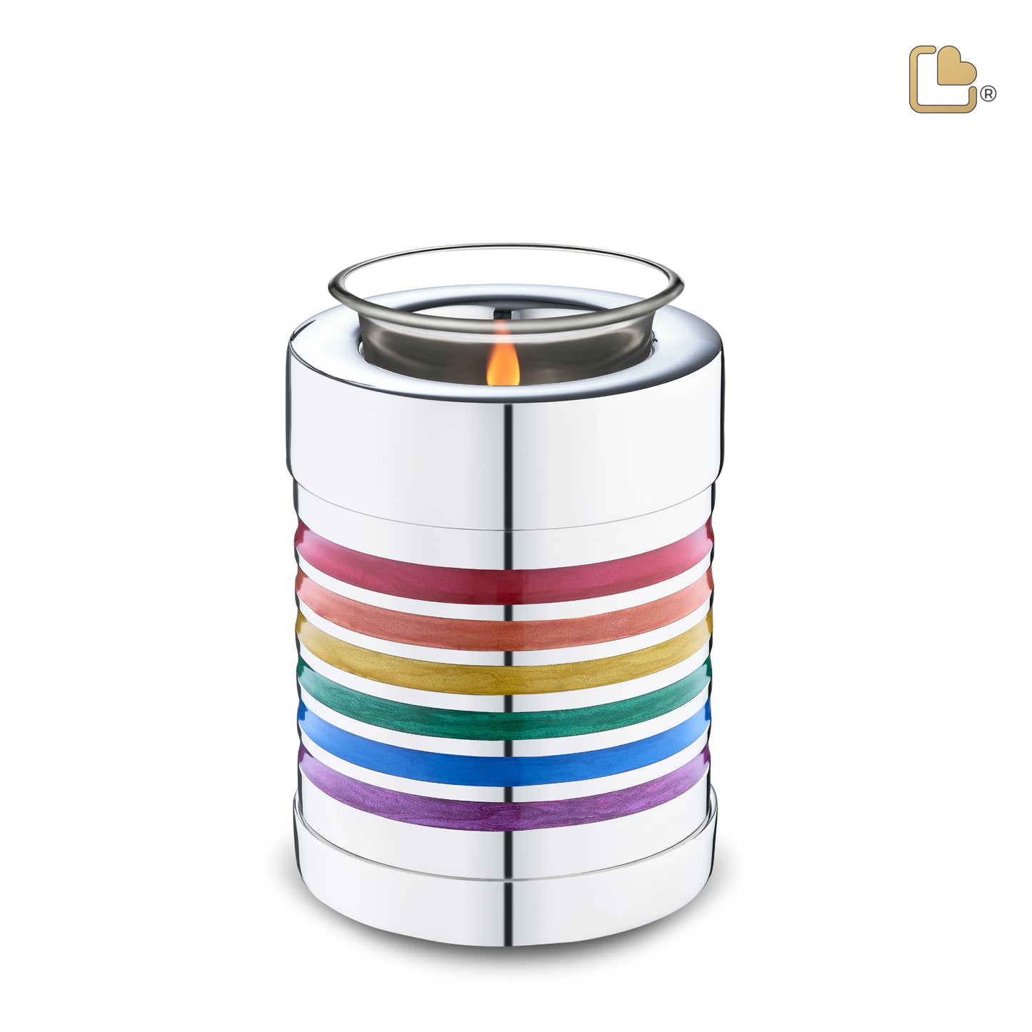 Pride Rainbow (Tealight Urn) - T222