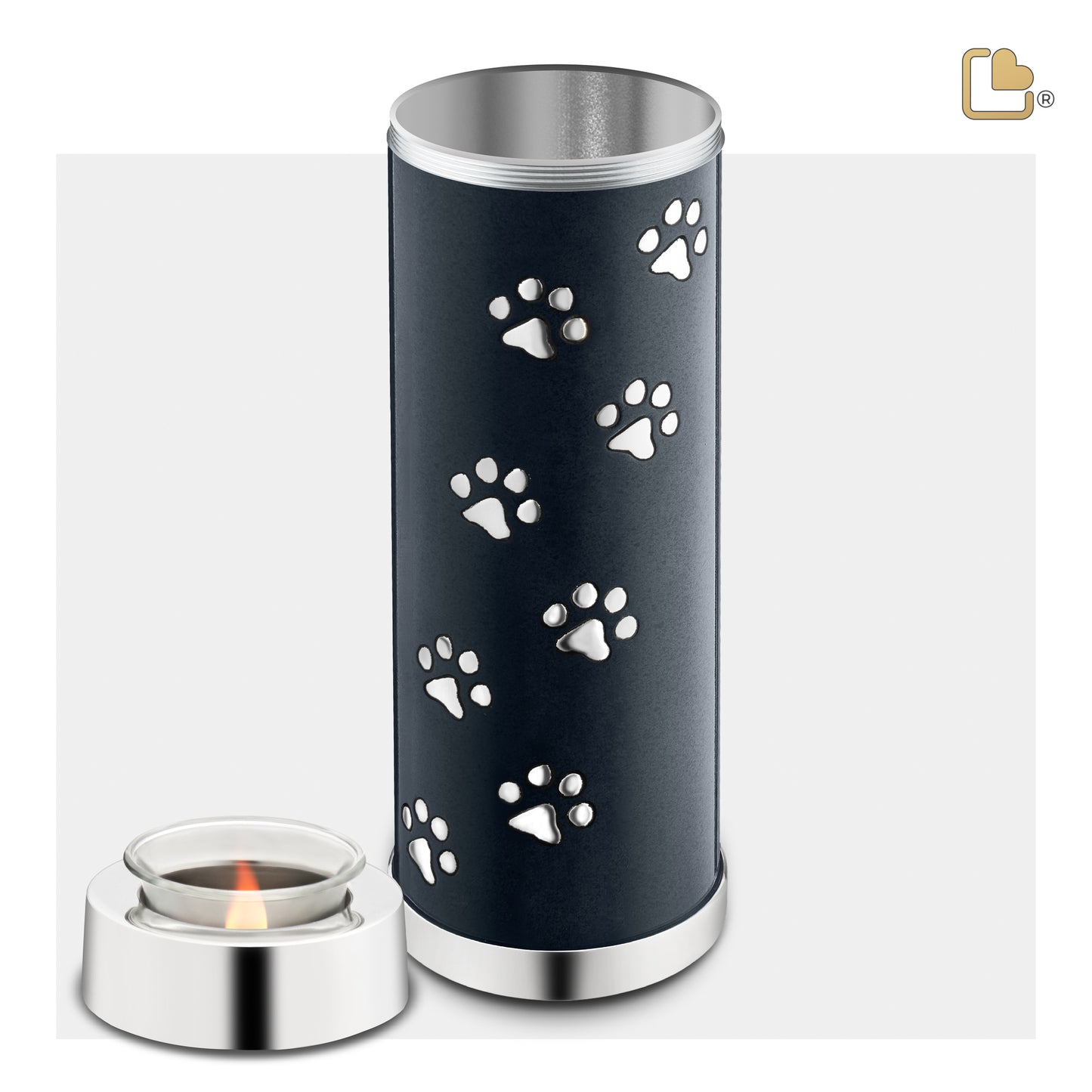 Pet Midnight (Tall Tealight Urn) - T656