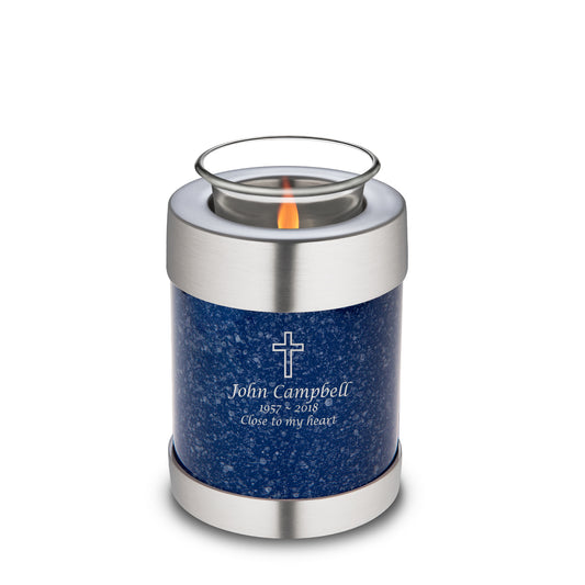 Speckled Indigo (Tealight Urn) - T663