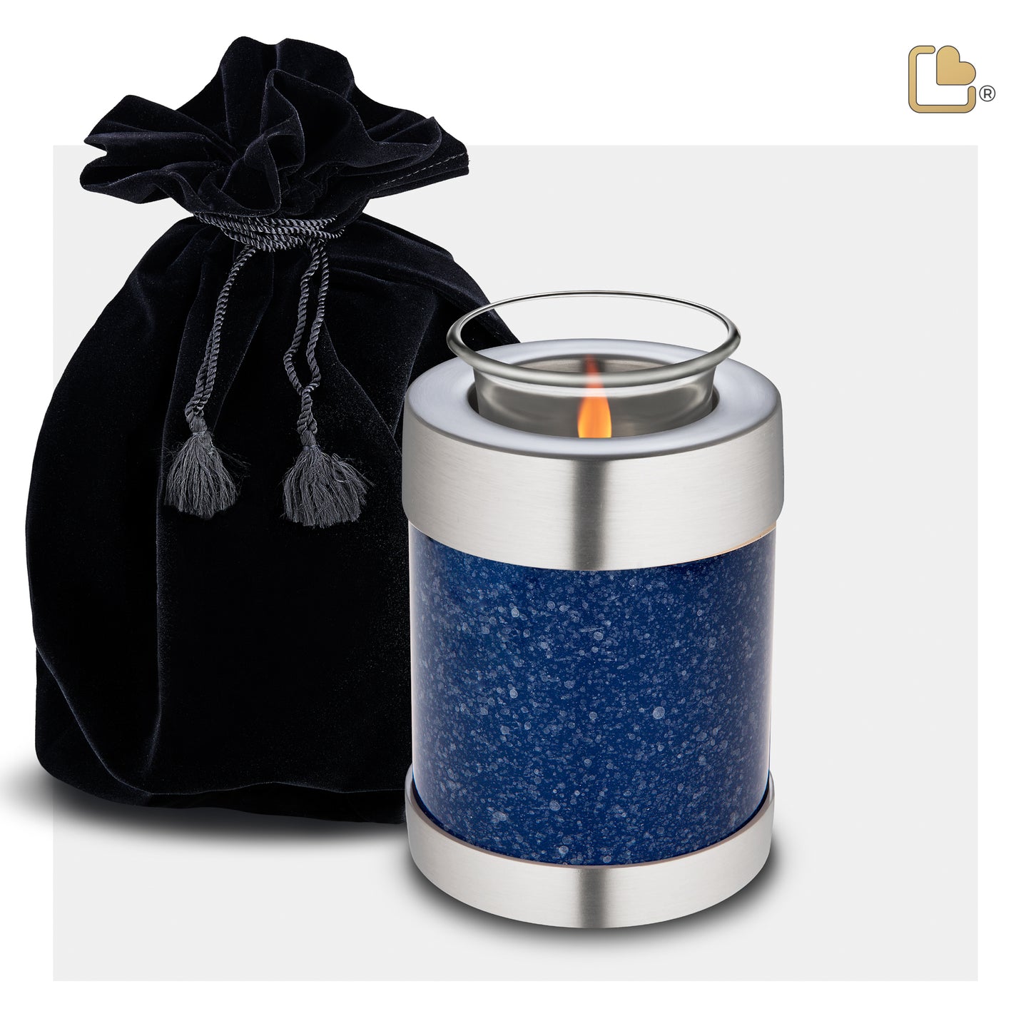 Speckled Indigo (Tealight Urn) - T663