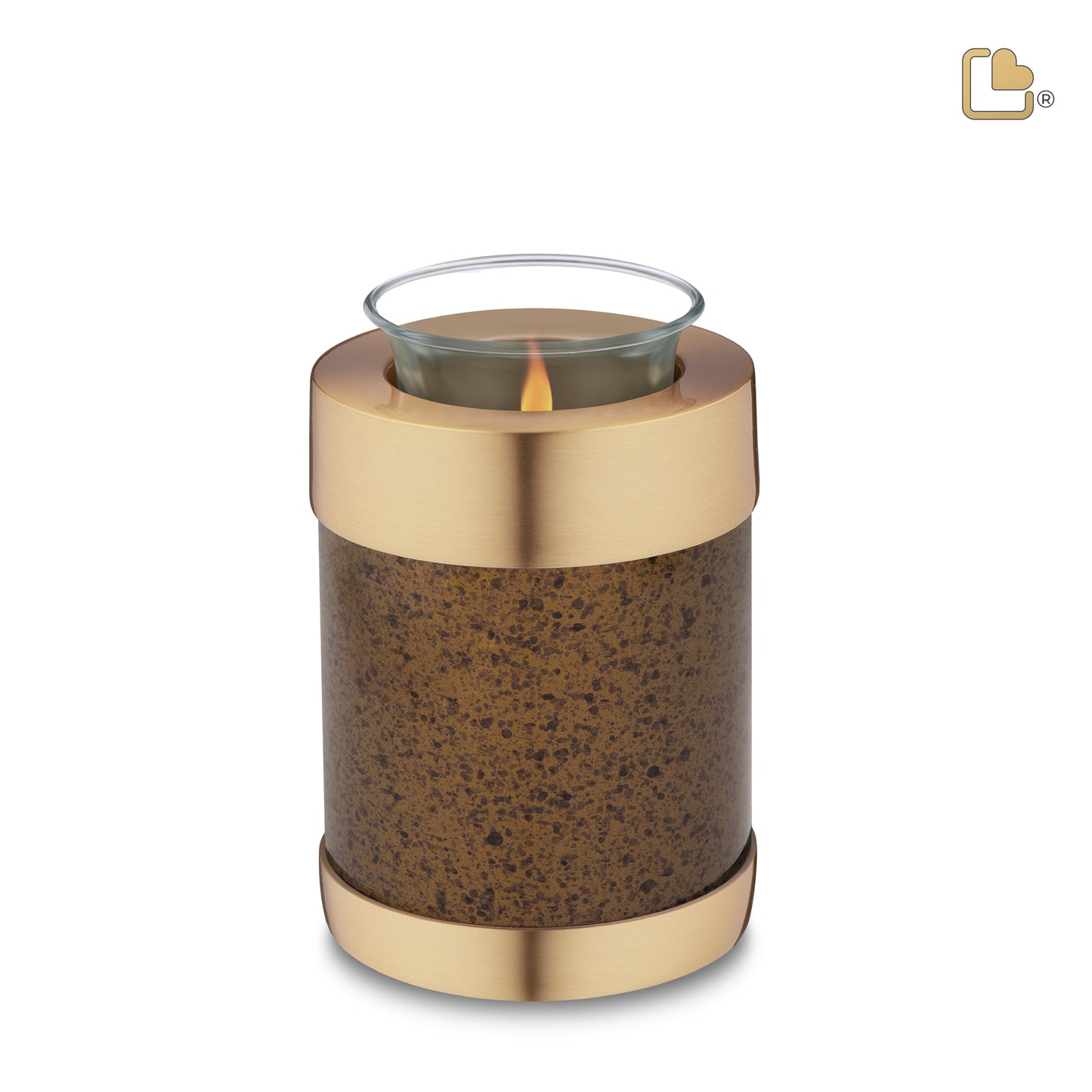 Speckled Auburn (Tealight Urn) - T664