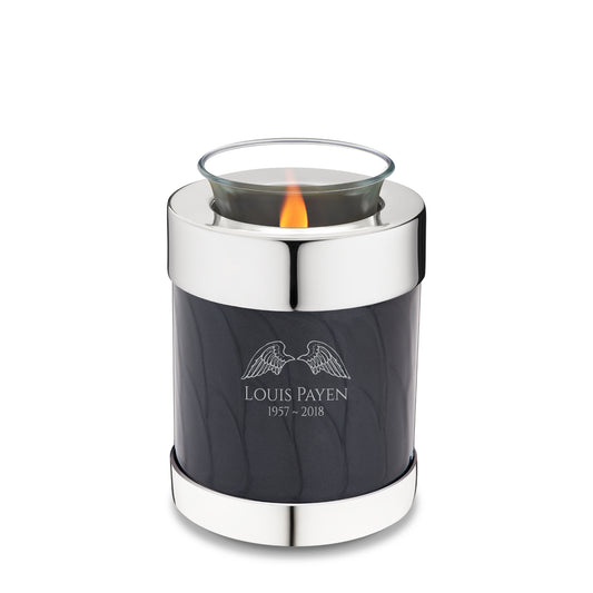 Midnight Pearl Silver (Tealight Urn) - T666