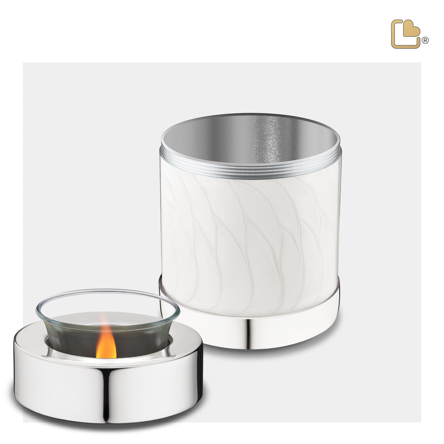 Pearl Silver (Tealight Urn) - T671