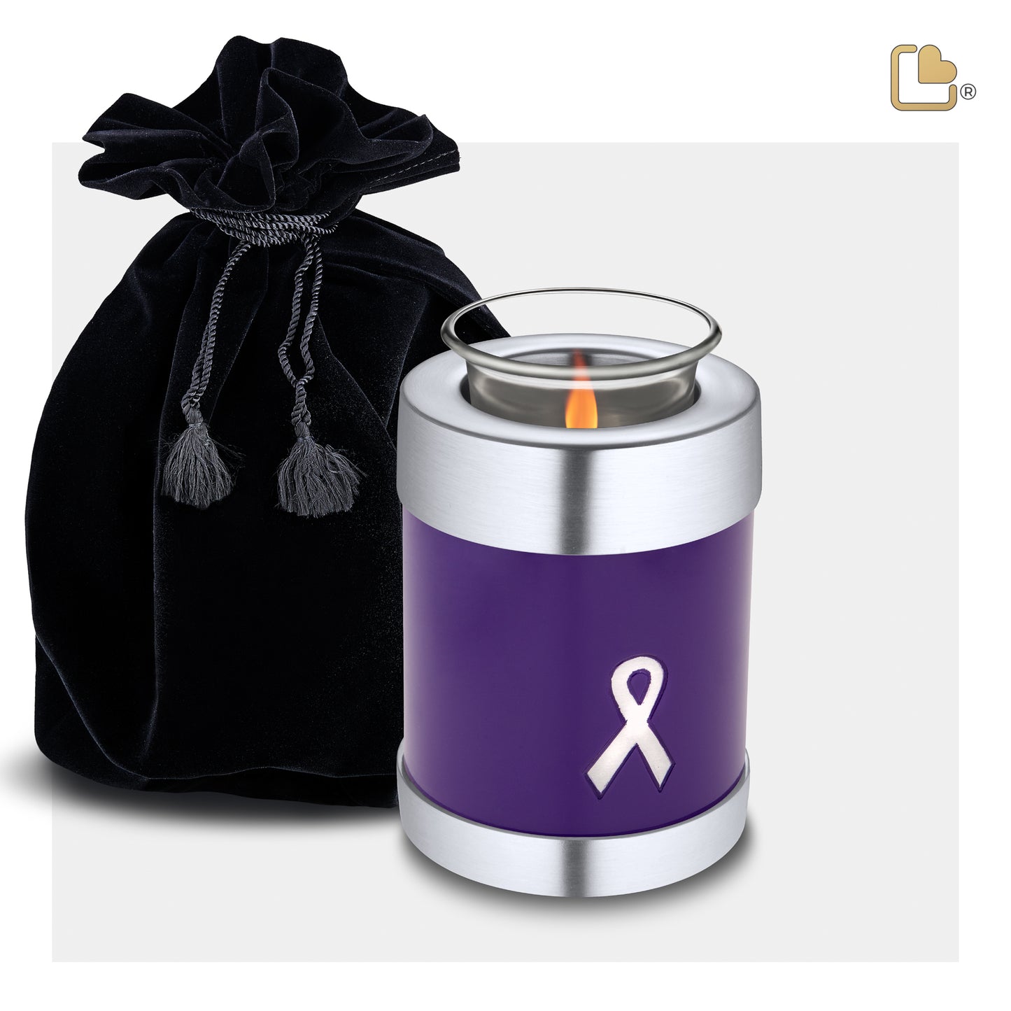 Awareness Purple (Tealight Urn) - T901