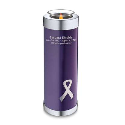 Awareness Purple (Tall Tealight Urn) - T903