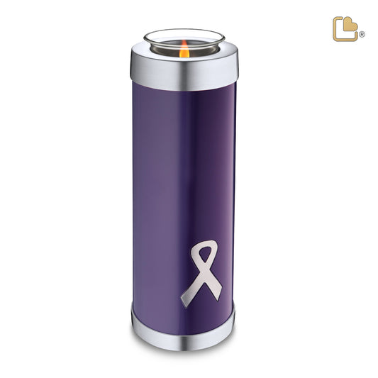 Awareness Purple (Tall Tealight Urn) - T903 - ***DISCONTINUED***