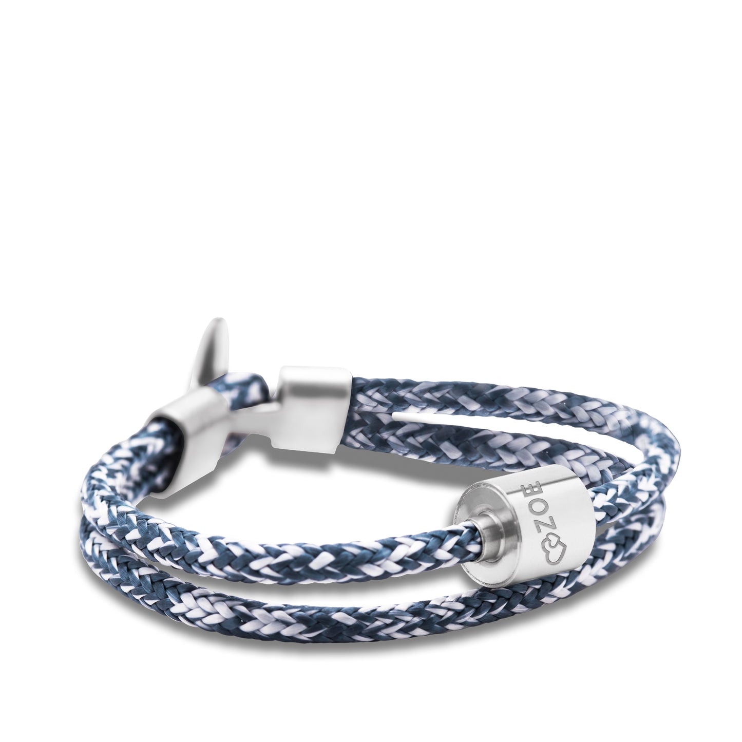 Memento Bracelet: Cord Brushed Ashes Bead Jeans (L) - TB-BC6-L*