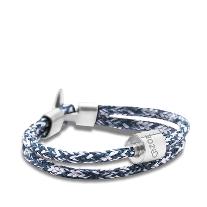 Memento Bracelet: Cord Brushed Ashes Bead Jeans (M) - TB-BC6-M*