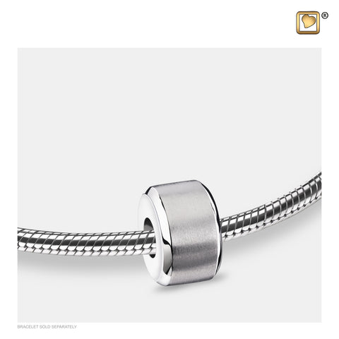 Bead: Serenity - Rhodium Plated Two Tone - BD2012