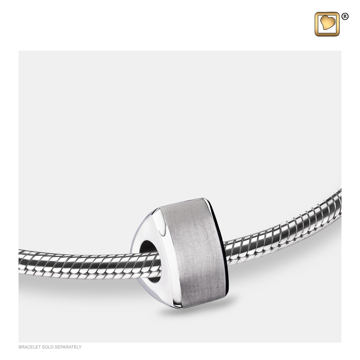 Bead: Essence - Rhodium Plated Two Tone - BD2110