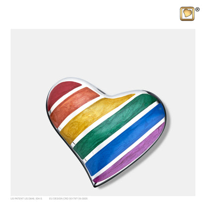 Pride Rainbow (Keepsake Heart) - H222