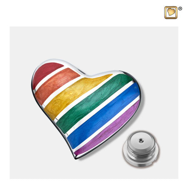 Pride Rainbow (Keepsake Heart) - H222
