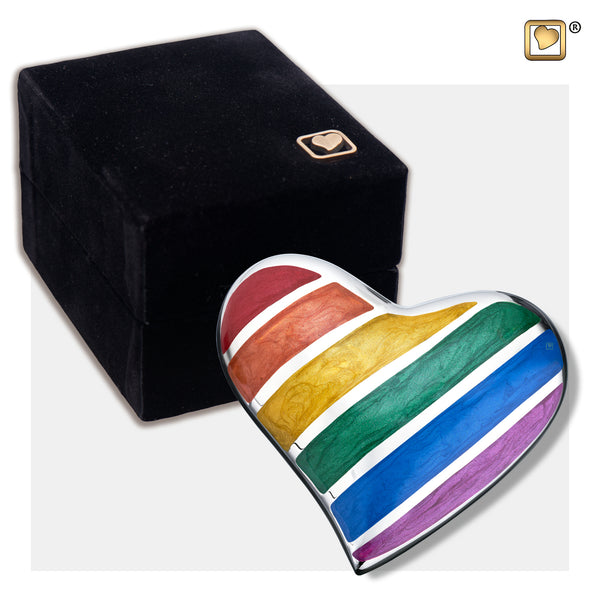 Pride Rainbow (Keepsake Heart) - H222