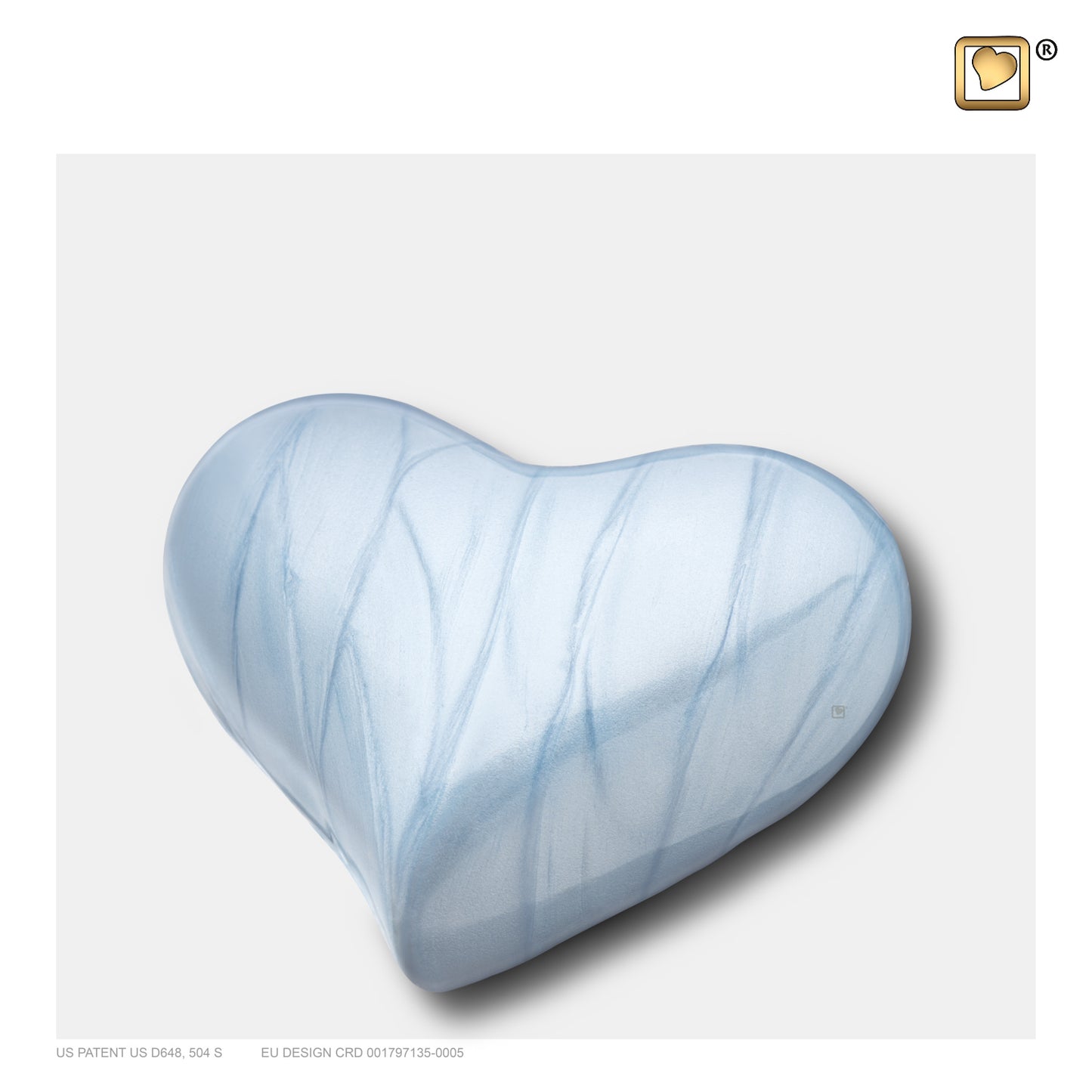 Pearl Blue (Keepsake Heart) - H668