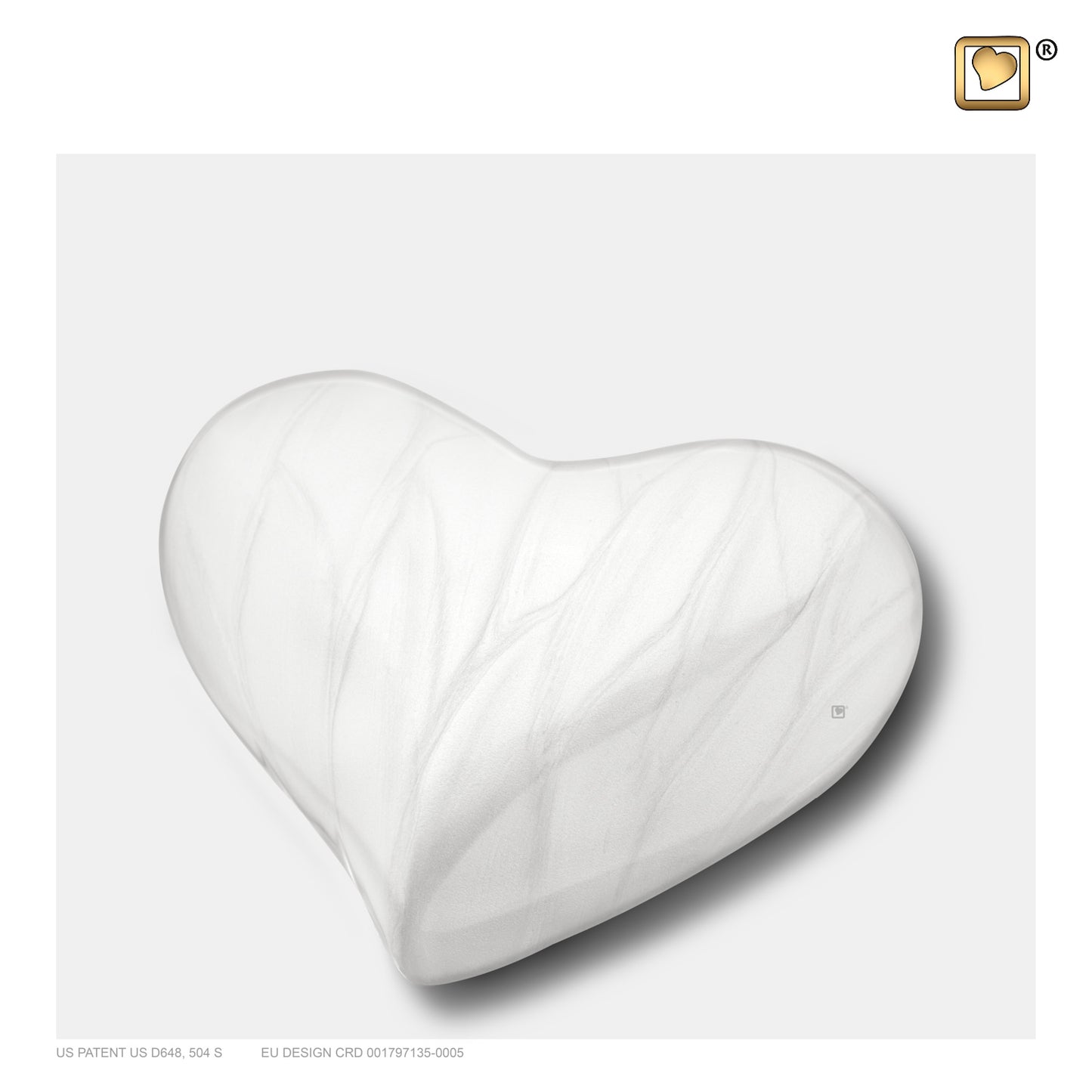 Pearl White (Keepsake Heart) - H669