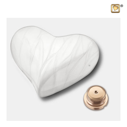 Pearl White (Keepsake Heart) - H669