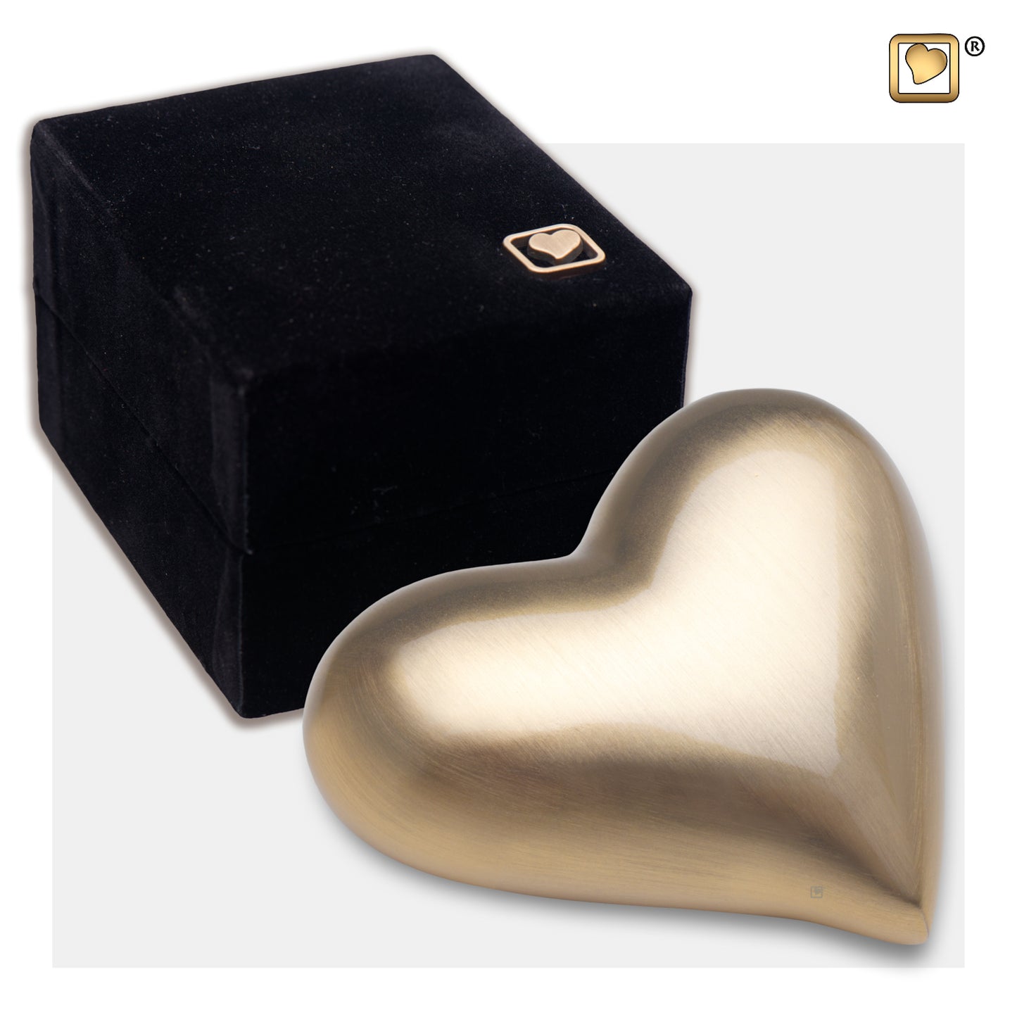 Brushed Gold (Keepsake Heart) - K600