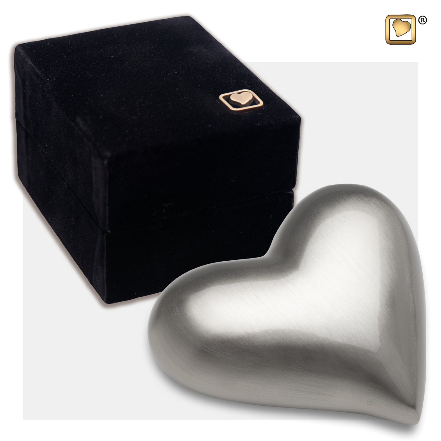 Brushed Pewter (Keepsake Heart) - K601