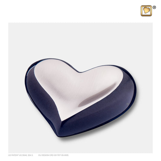 Brushed Pewter Midnight (Keepsake Heart) - K611