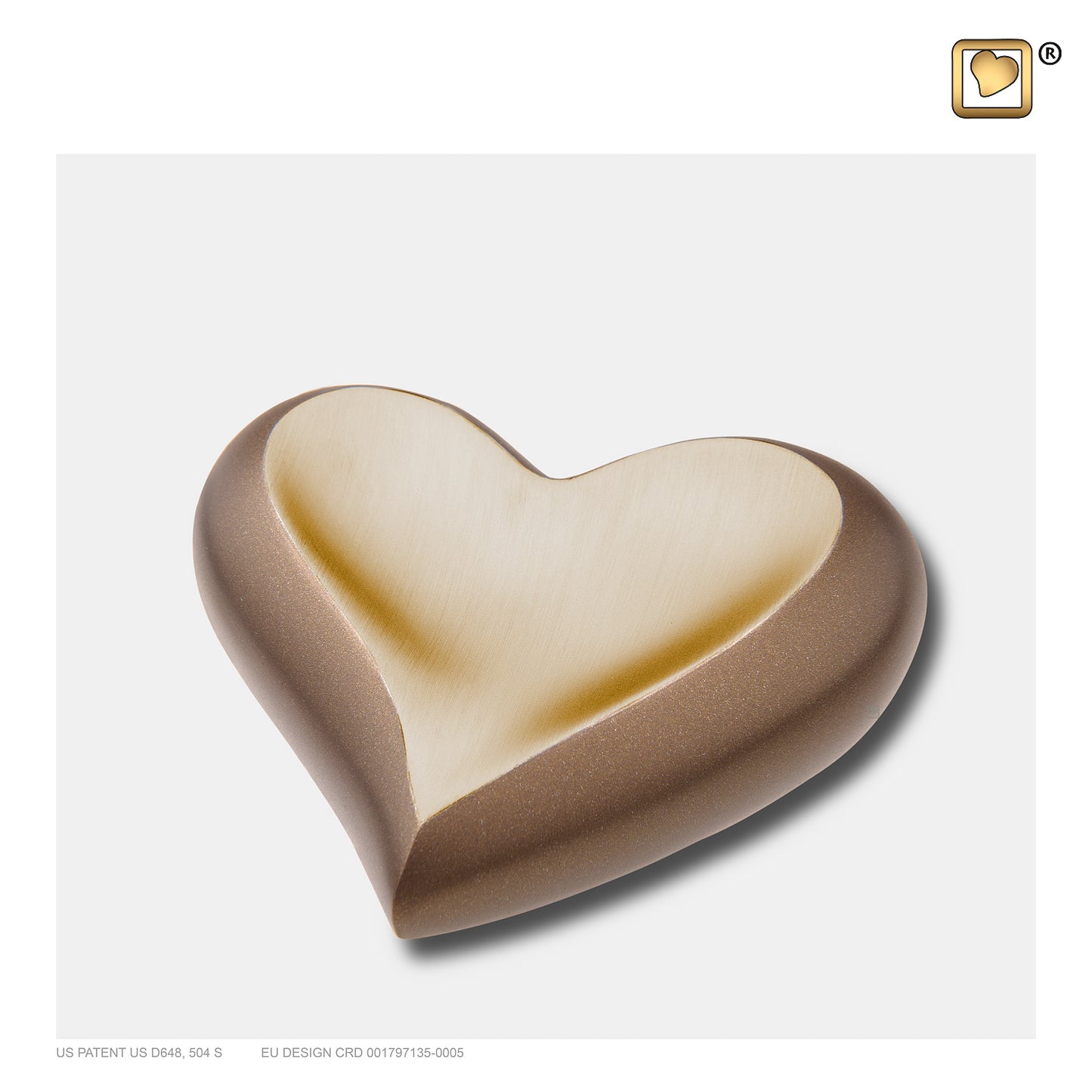 Bronze (Keepsake Heart) - K613