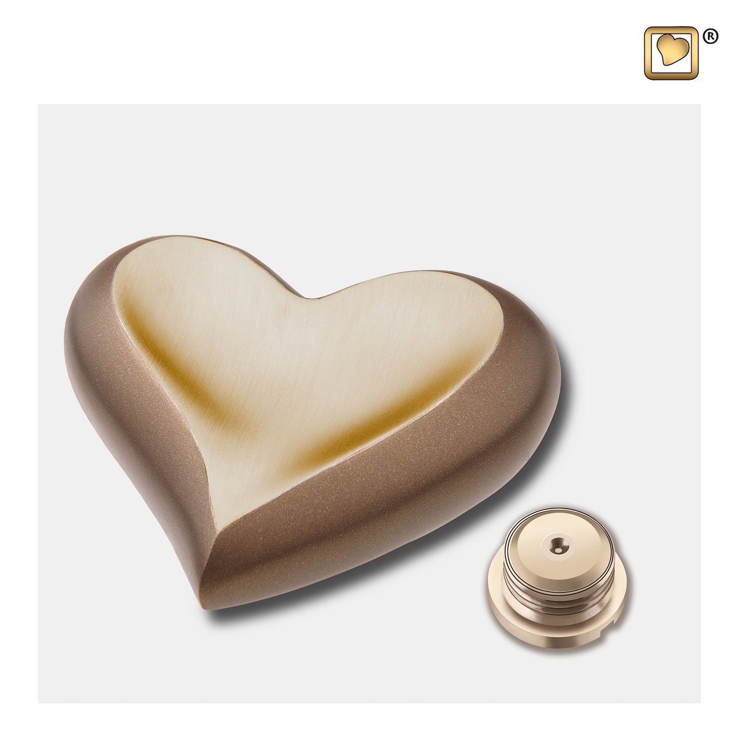 Bronze (Keepsake Heart) - K613