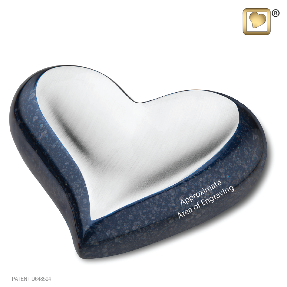 Speckled Indigo (Keepsake Heart) - K614