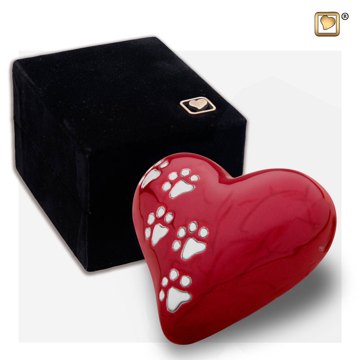 LovePaws™ Pearlescent Red (Keepsake Heart) - P637K