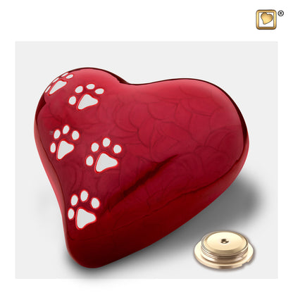 LovePaws™ Pearlescent Red (Large Heart) - P637L