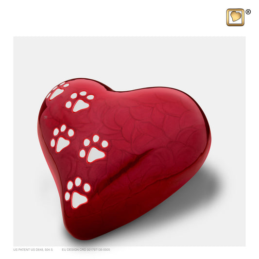 LovePaws™ Pearlescent Red (Medium Heart) - P637M