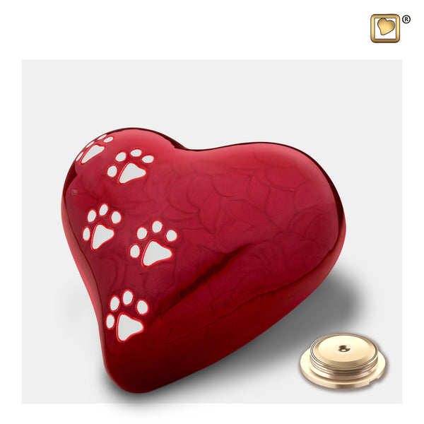 LovePaws™ Pearlescent Red (Medium Heart) - P637M