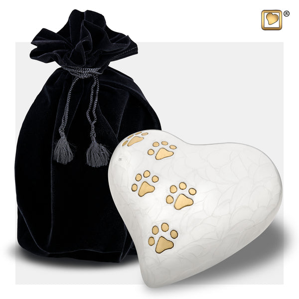 LovePaws™ Pearlescent White (Large Heart) - P638L