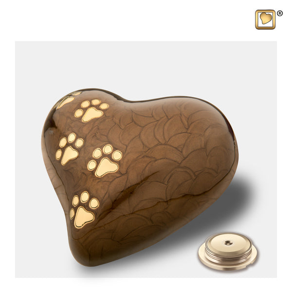 LovePaws™ Pearlescent Bronze (Medium Heart) - P639M