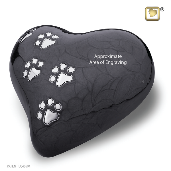 LovePaws™ Pearlescent Midnight (Large Heart) - P640L