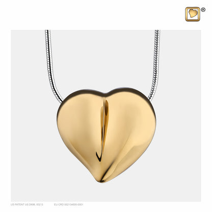 Pendant: LoveHeart - Gold Vermeil - PD1011