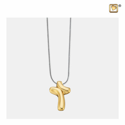 Pendant: LoveCross - Gold Vermeil - PD1133