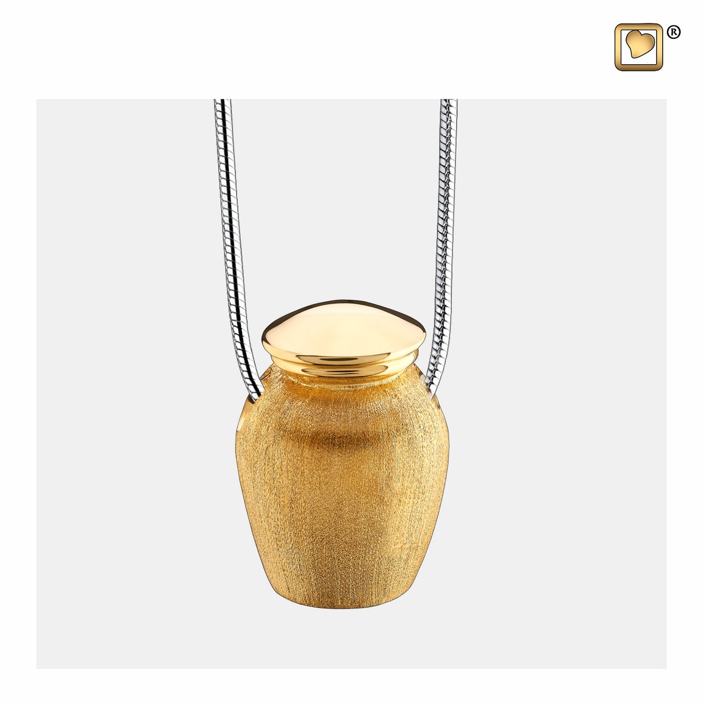 Pendant: Urn - Gold Vermeil Two Tone - PD1141