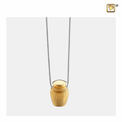 Pendant: Urn - Gold Vermeil Two Tone - PD1141