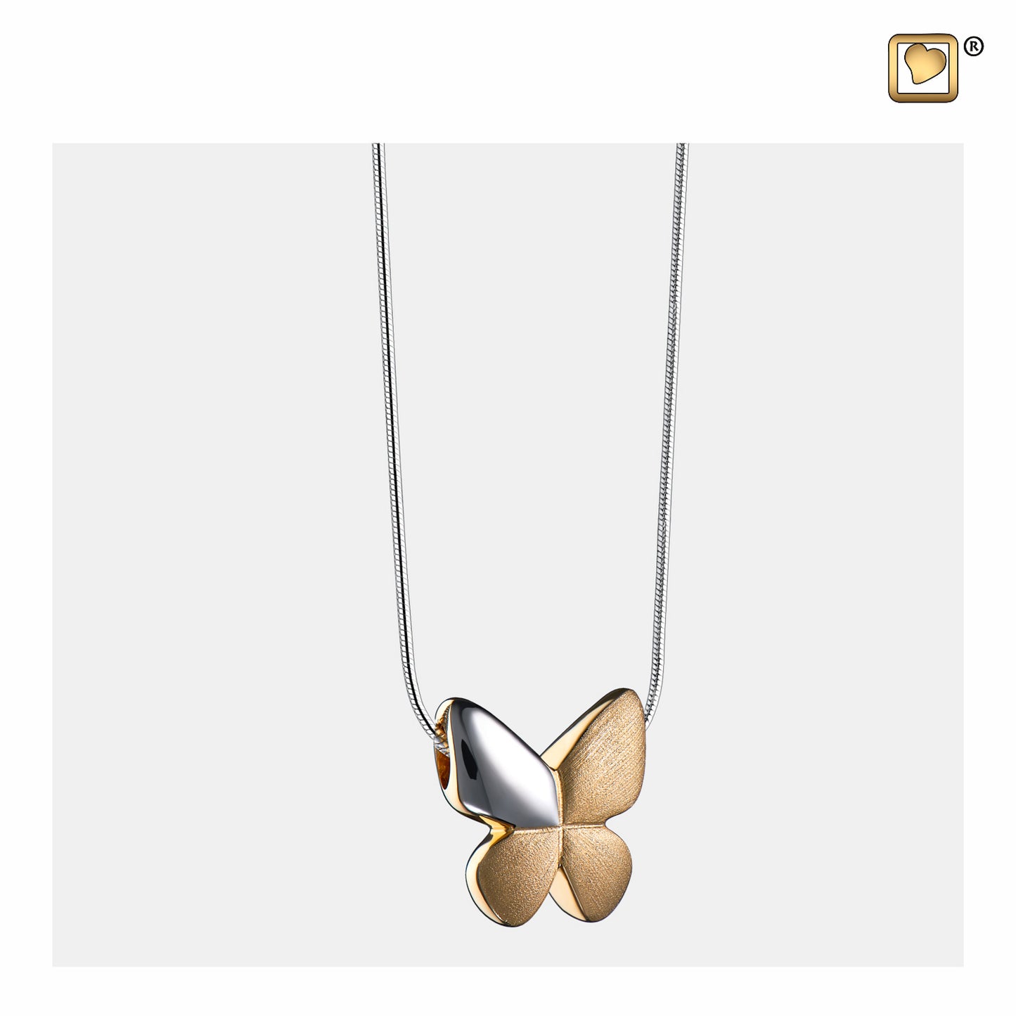 Pendant: Butterfly - Gold Vermeil Two Tone - PD1160