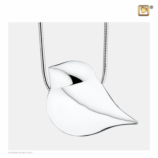 Pendant: SoulBird - Rhodium Plated - PD1280