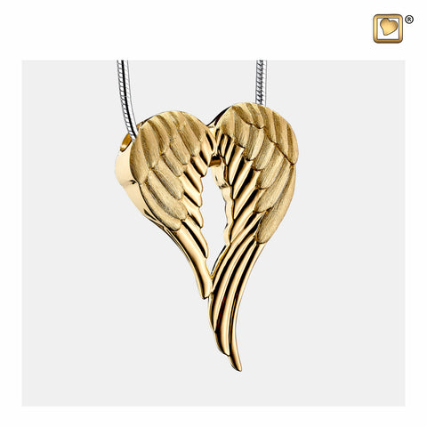 Pendant: Angel Wings - Gold Vermeil Two Tone - PD1371