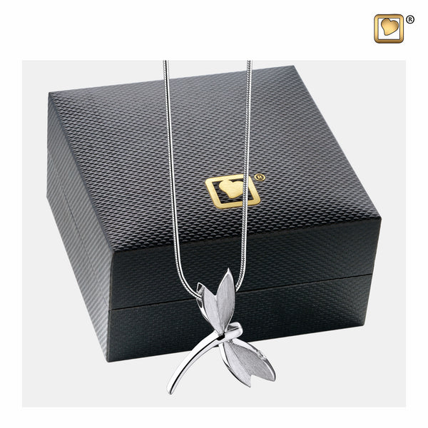 Pendant: Dragonfly - Rhodium Plated Two Tone - PD1390
